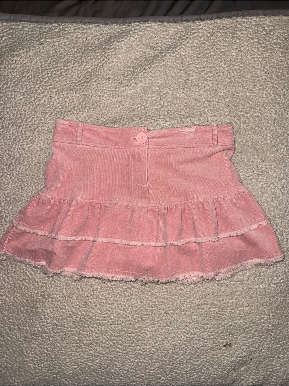 Agaci-Too vintage Y2K Pink Tiered Mini Skirt - Women's